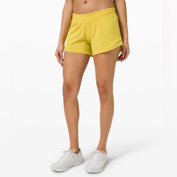 Lululemon Hotty Hot  Low-Rise Lined Short 4"
Sonic Yellow - Picture 2 of 12